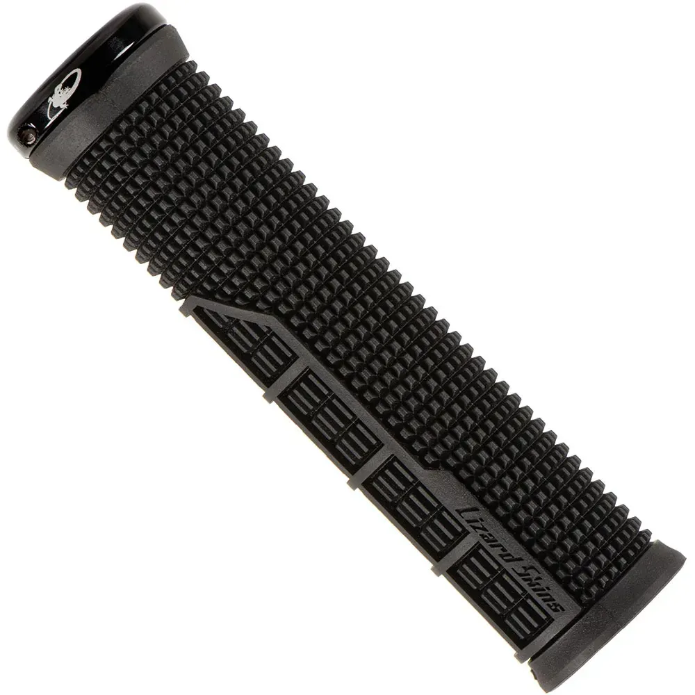 uPRISE Bikes Lizard Skins Machine Single Clamp Lock-On MTB Grips - 135mm - Black | Price match, 365 day return s, 18-Month Warranty, Finance Available & Free UK Delivery